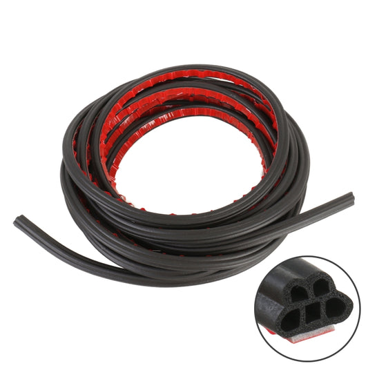5-hole 5m Car Rubber Seal Strip - sealing strips by buy2fix | Online Shopping UK | buy2fix