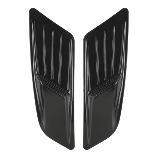 HD-713 1 Pair Car Hood Decorative Stickers Fender Air Vents Sticker(Black) - Decorative Sticker by buy2fix | Online Shopping UK | buy2fix