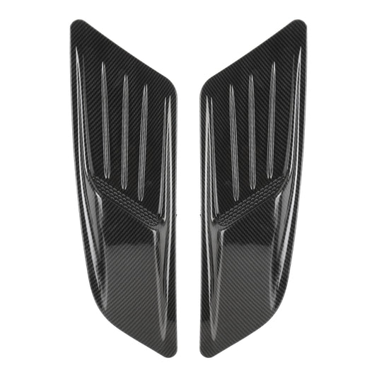 HD-713 1 Pair Car Hood Decorative Stickers Fender Air Vents Sticker(Carbon Fiber) - Decorative Sticker by buy2fix | Online Shopping UK | buy2fix