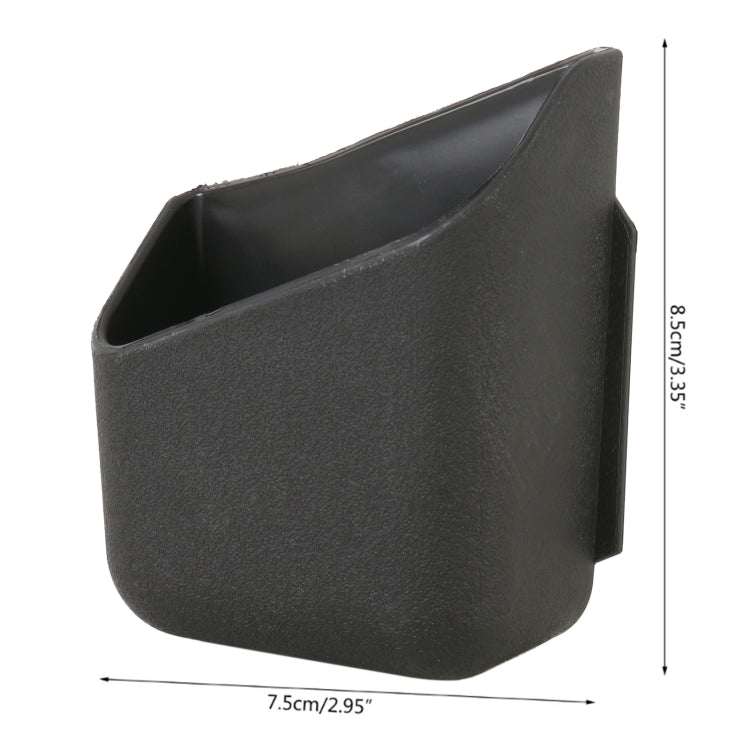 KMS-933 1 Pair Car Multifunctional Adhesive Storage Box Glasses Cellphone Storage Box (Black) by buy2fix