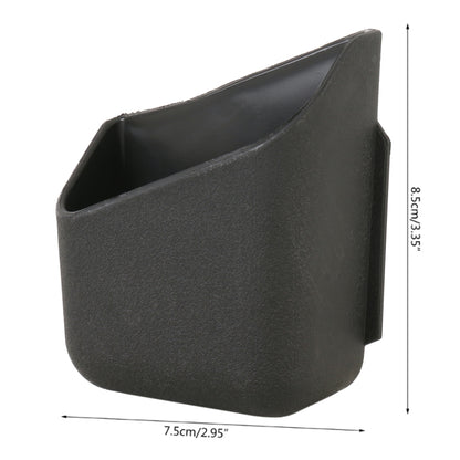 KMS-933 1 Pair Car Multifunctional Adhesive Storage Box Glasses Cellphone Storage Box (Black) by buy2fix