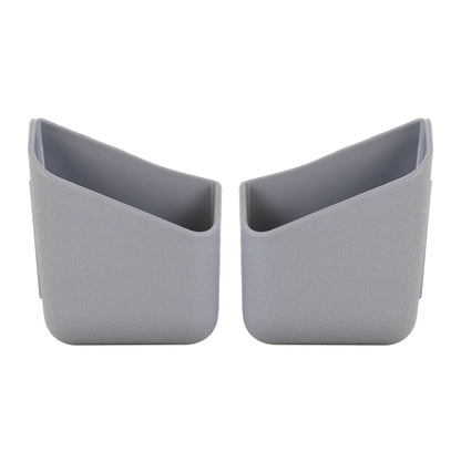 KMS-933 1 Pair Car Multifunctional Adhesive Storage Box Glasses Cellphone Storage Box (Grey) by buy2fix