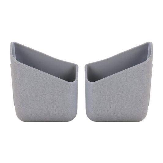 KMS-933 1 Pair Car Multifunctional Adhesive Storage Box Glasses Cellphone Storage Box (Grey) by buy2fix