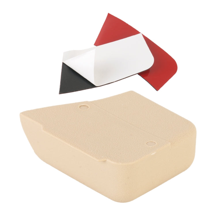 KMS-933 1 Pair Car Multifunctional Adhesive Storage Box Glasses Cellphone Storage Box (Beige) by buy2fix