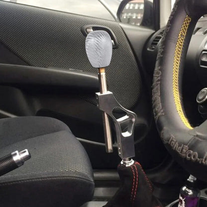 Car Carbon Fiber Pattern Gear Shift Knob Short Style Duck Egg Type Automatic Gear Head (Silver) by buy2fix