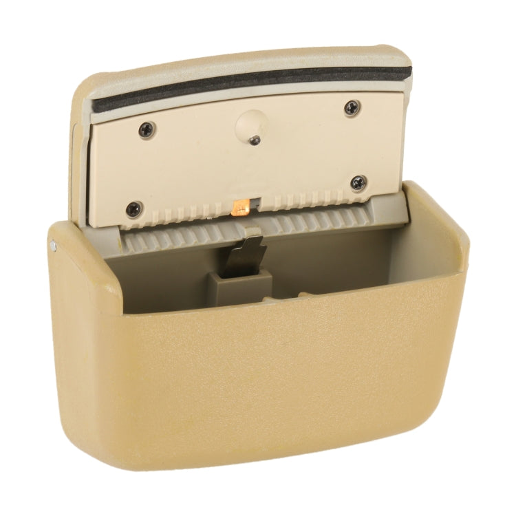 HT-0188 Car Air Outlet Ashtray Storage Box Auto Side Door Hanging Garbage Glove Box (Beige) by buy2fix