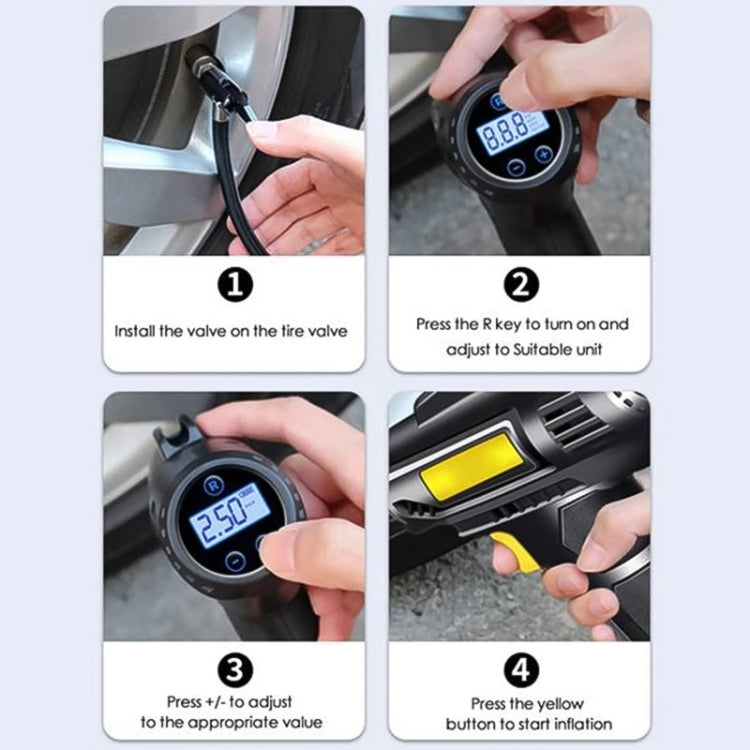 Car Portable Mini Wireless Digital Display Tire Inflator Pump - Inflatable Pump by buy2fix | Online Shopping UK | buy2fix