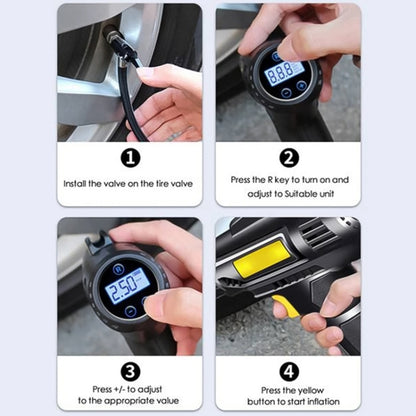 Car Portable Mini Wireless Digital Display Tire Inflator Pump - Inflatable Pump by buy2fix | Online Shopping UK | buy2fix