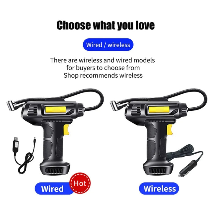 Car Portable Mini Wireless Digital Display Tire Inflator Pump - Inflatable Pump by buy2fix | Online Shopping UK | buy2fix