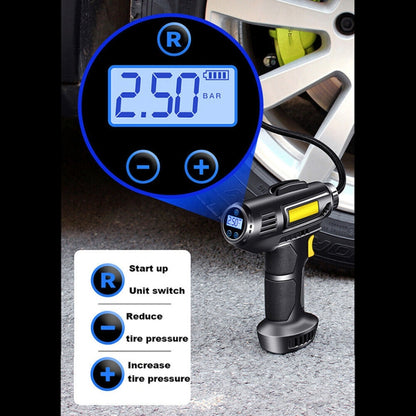 Car Portable Mini Wired Digital Display Tire Inflator Pump - Inflatable Pump by buy2fix | Online Shopping UK | buy2fix
