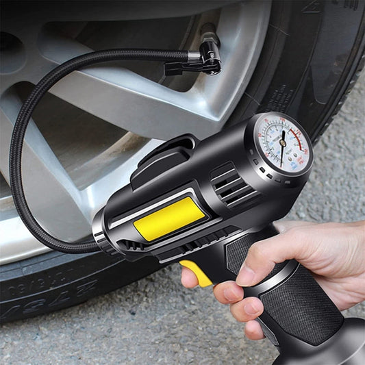 Car Portable Mini Wired Pointer Tire Inflator Pump - Inflatable Pump by buy2fix | Online Shopping UK | buy2fix