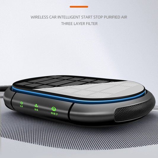 Car Negative Ion Air Purifier with 2 Solid Aromatherapy Sticks (Black) - Air Purifier by buy2fix | Online Shopping UK | buy2fix