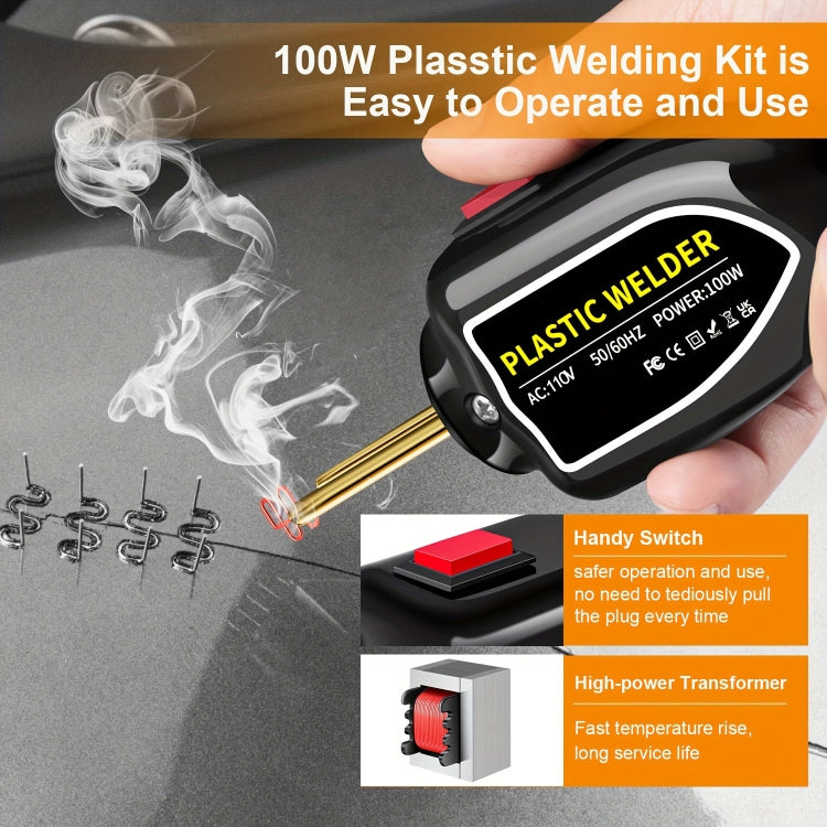 Hot Stapler Plastic Welding Machine Car Bumper Repair Kit Plier, US Plug - Hand Tool Sets by buy2fix | Online Shopping UK | buy2fix