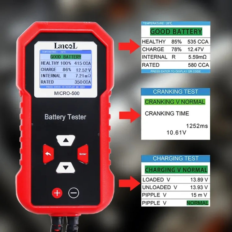 LCD Screen Car Battery Tester - Electronic Test by buy2fix | Online Shopping UK | buy2fix
