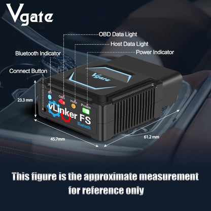 Vgate OBD2 Bluetooth Diagnostic Tool - Code Readers & Scan Tools by Vgate | Online Shopping UK | buy2fix