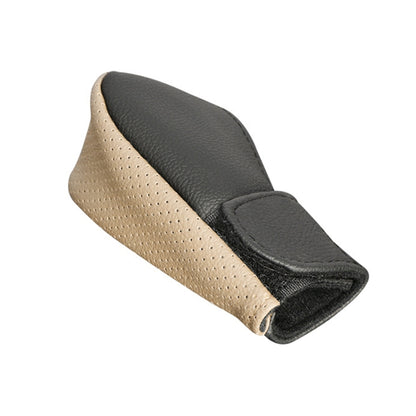 Universal Car PU Leather Gear Shift Knob Protective Cover (Beige) by buy2fix