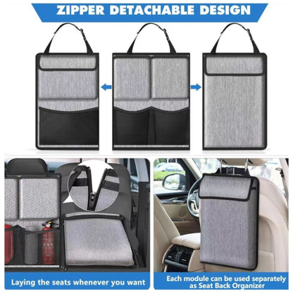 Car Hanging Back Seat Trunk Storage Bag Trunk Oxford Cloth Hanging Bag (Black) by buy2fix