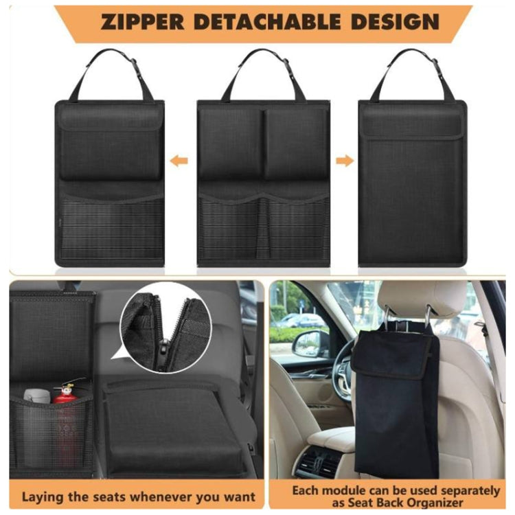 Car Hanging Back Seat Trunk Storage Bag Trunk Oxford Cloth Hanging Bag (Grey) by buy2fix