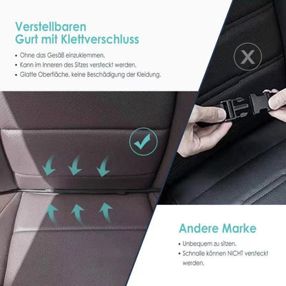 Car Rear Seat Oxford Cloth Storage Bag Car Seat Back Anti-kick Pad by buy2fix