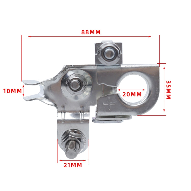 926-879 Positive Negative Battery Terminal for Ford / Lincoln - Booster Cable & Clip by buy2fix | Online Shopping UK | buy2fix