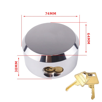 Hidden Shackle Trailer Lock Key Door Lock - Locks & Hasps by buy2fix | Online Shopping UK | buy2fix