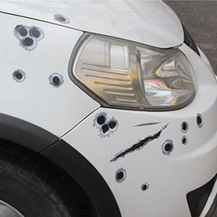 Car PVC Self-adhesive Bullet Hole Scratch Personalized Stickers - Decorative Sticker by buy2fix | Online Shopping UK | buy2fix