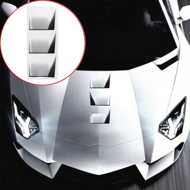 Car PVC Self-adhesive Fake Vent Decorative Stickers - Decorative Sticker by buy2fix | Online Shopping UK | buy2fix