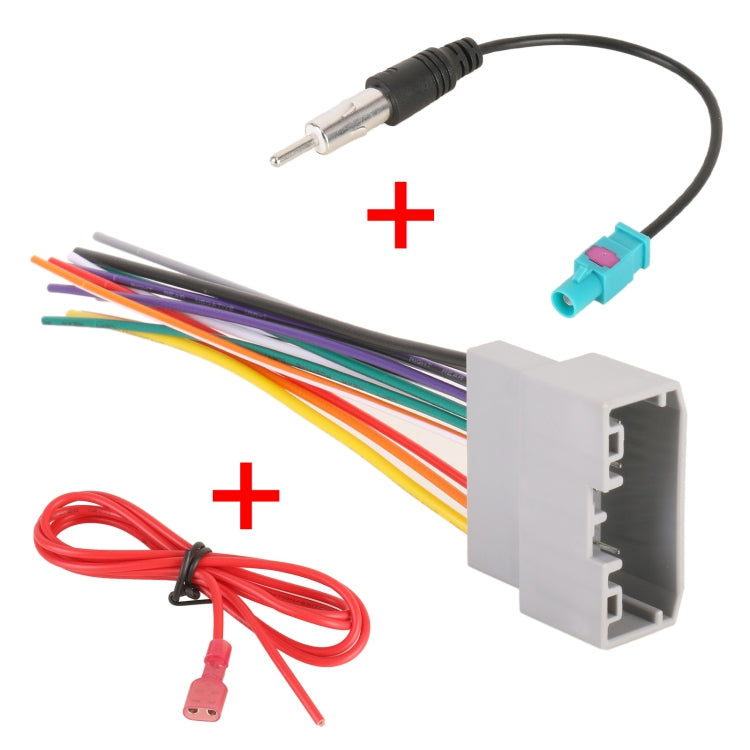 For Jeep Compass / Wrangler / DODGE Car Audio DVD Modified Power Cable - DIY Cables by buy2fix | Online Shopping UK | buy2fix