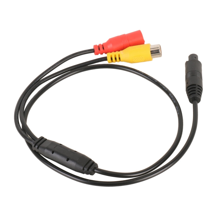 Car Rear View Camera 4 Pin Male to CVBS RCA Female Video Adapter Cable - DIY Cables by buy2fix | Online Shopping UK | buy2fix
