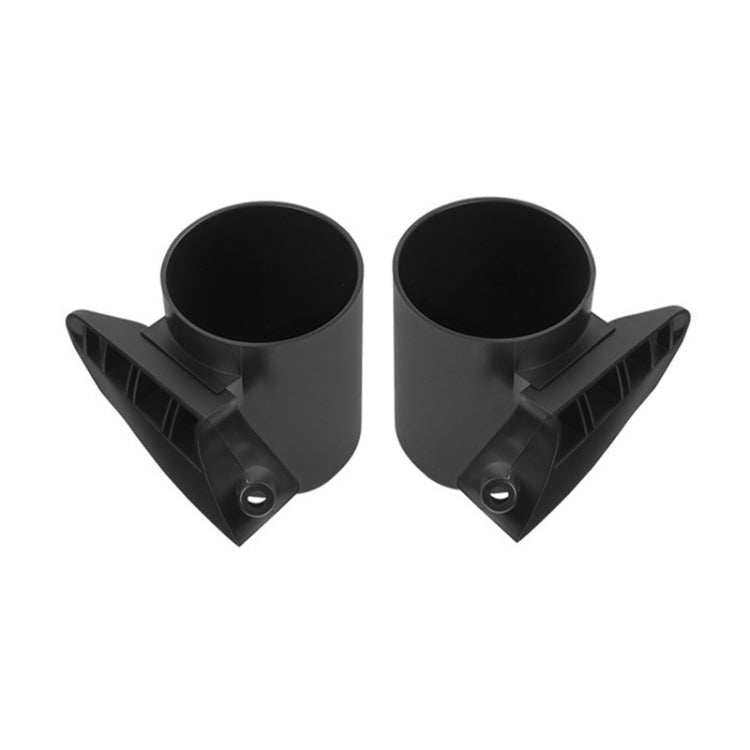 For Tesla Model Y / 3 2pcs / Set Car Door Main Driver & Co-pilot Water Cup Storage Holder by buy2fix
