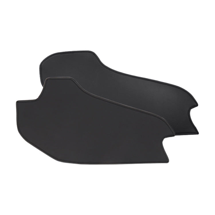 For Tesla Model Y 2pcs / Set Car Center Console Inside Leather Anti-kick Pad by buy2fix