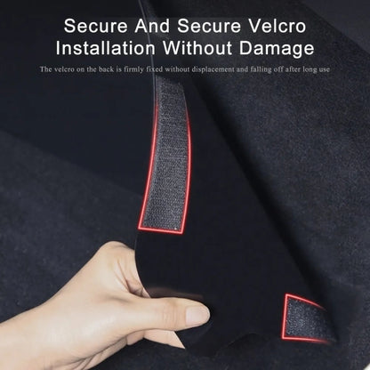 For Tesla Model Y 2pcs / Set Car Center Console Inside Leather Anti-kick Pad by buy2fix