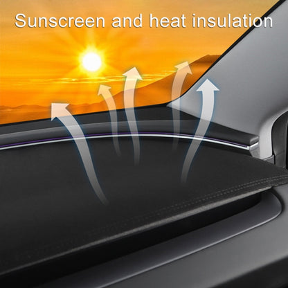 For Tesla Model 3 / Y Car Dashboard Lightproof Mat Sun Protection Sunshade Mat by buy2fix