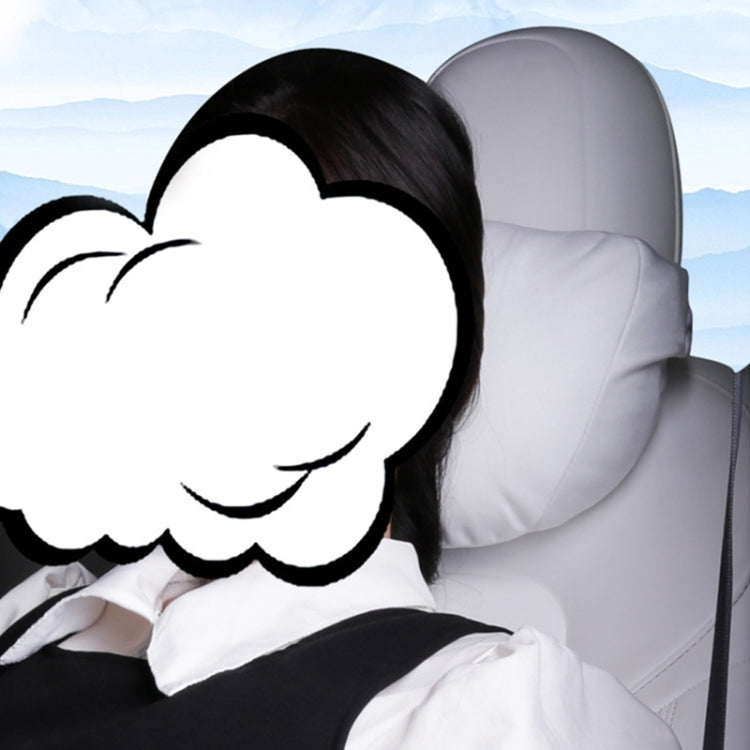 For Tesla Model 3 / Y Car Seat Neck Protector Headrest (Black) by buy2fix