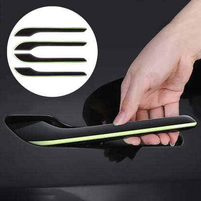 For Tesla Model 3 / Y 4pcs / Set Car Door Handle Luminous Decorative Sticker by buy2fix