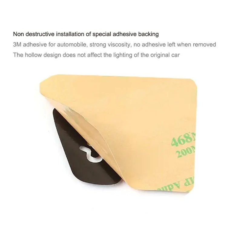 For Tesla Model 3 / Y 11pcs / Set Car Window Lift Button PU Adhesive Decorative Sticker by buy2fix