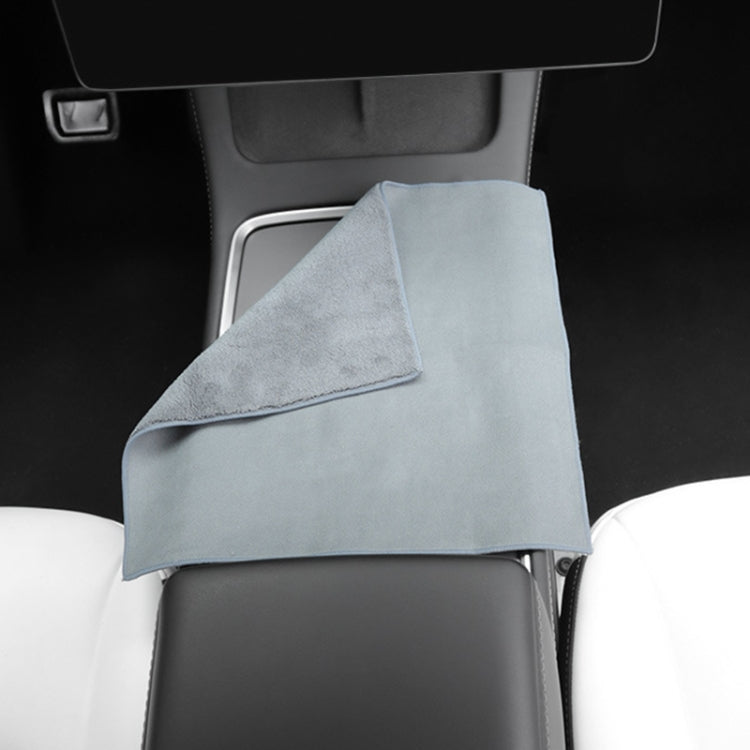 For Tesla General Car Microfiber Towel Cleaning Rag, Style: No LOGO, Size: 30 x 30cm - Car washing supplies by buy2fix | Online Shopping UK | buy2fix