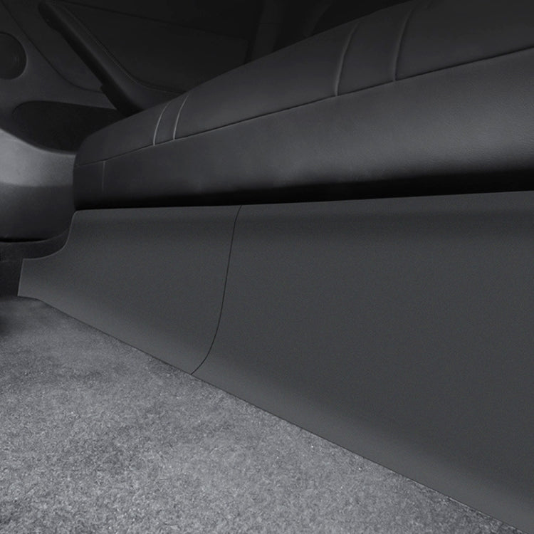 For Tesla Model Y 2pcs / Set Car Rear Seat Lower Protection Panel by buy2fix