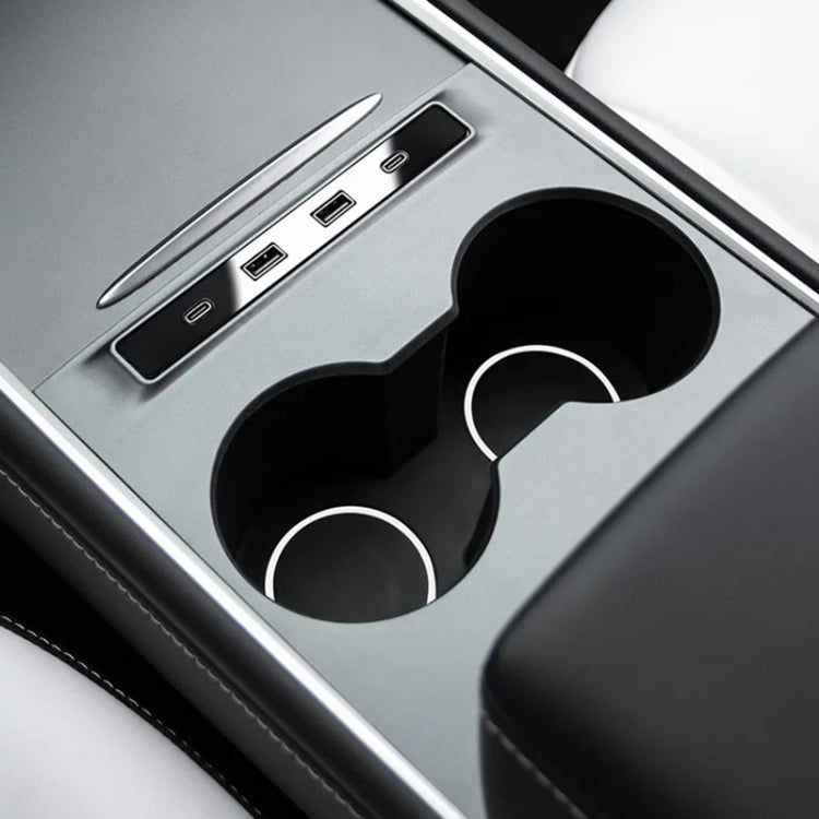 For Tesla Model Y / 3 27W Car Center Console Integrated Smart Docking Station - Car Charger by buy2fix | Online Shopping UK | buy2fix