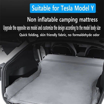 For Tesla Model Y / 3 Car Suede Air-free Mattress by buy2fix