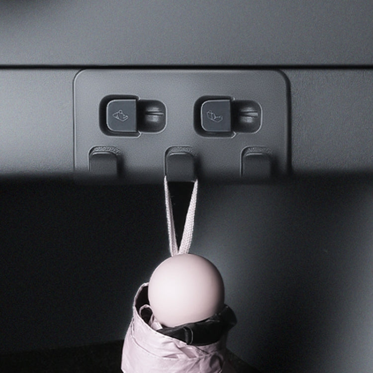 For Tesla Model Y 2021-2023 Car Snap-on Trunk Button Storage Hook by buy2fix