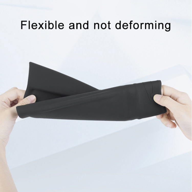 For Tesla Model 3 / Y Car Center Console Phone Wireless Charging Silicone Anti-slip Mat (Grey) - Wireless Charging Pads by buy2fix | Online Shopping UK | buy2fix