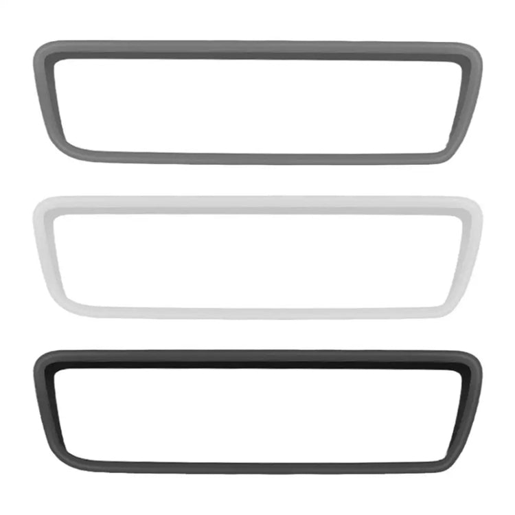 For Tesla Model 3 / Y Car Interior Rearview Mirror Silicone Protective Cover (White) by buy2fix
