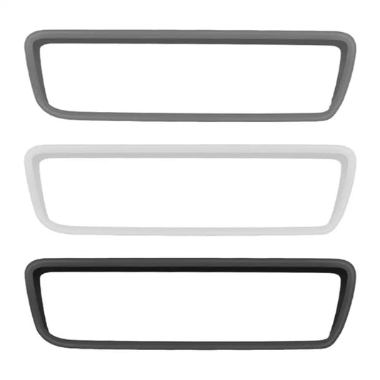 For Tesla Model 3 / Y Car Interior Rearview Mirror Silicone Protective Cover (White) by buy2fix
