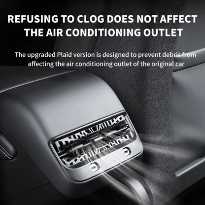 For Tesla Model Y 2021-2023 Car Rear Air Conditioning Outlet Protective Cover - Air Conditioning System by buy2fix | Online Shopping UK | buy2fix