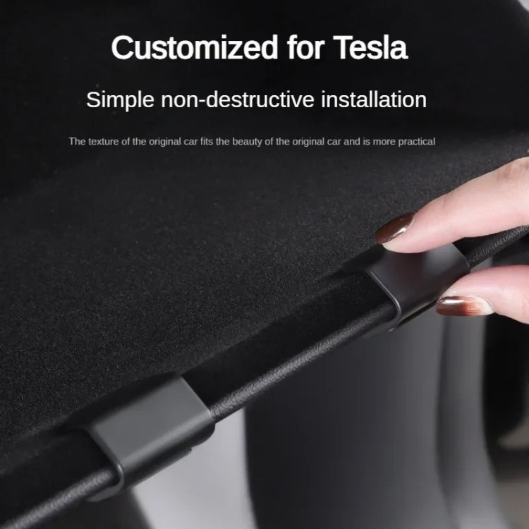 For Tesla Model Y 2022-2023 Car Co-pilot Glove Box Hidden Hook by buy2fix