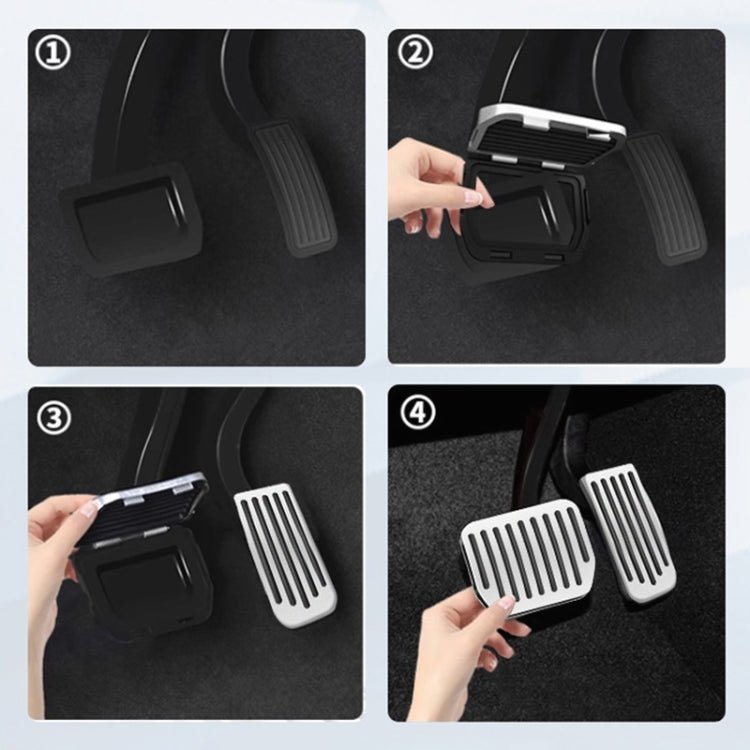 For Tesla Model 3 / Y Snap-on Car Accelerator Brake Pedal (Black) - Foot Pedal by buy2fix | Online Shopping UK | buy2fix