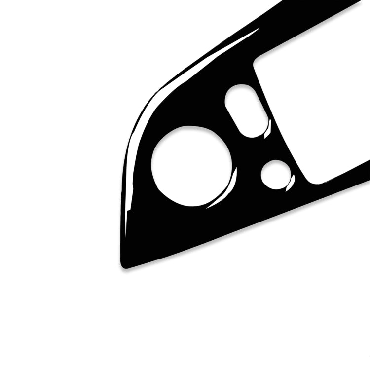 Car Right Drive Window Lift Panel + Start Button Decorative Sticker for BMW X5 E70 2008-2013 / X6 E71 2009-2014(Black) by buy2fix