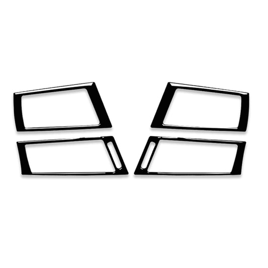 For BMW X5 E70 / X6 E71 2008-2013 Car Side Air Outlet Decorative Sticker, Left and Right Drive Universal(Black) - Car Interior Mouldings by buy2fix | Online Shopping UK | buy2fix
