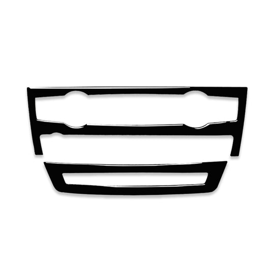 Car Air Conditioner Decorative Sticker Set for BMW E70 X5 2008-2013 / E71 X6 2009-2014, Left and Right Drive Universal(Black) - Car Interior Mouldings by buy2fix | Online Shopping UK | buy2fix